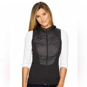 NWOT NORTH FACE FlashDry Black mixed media Vest (S)